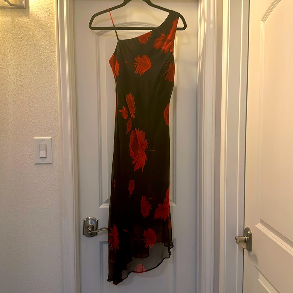 Black and red dress
